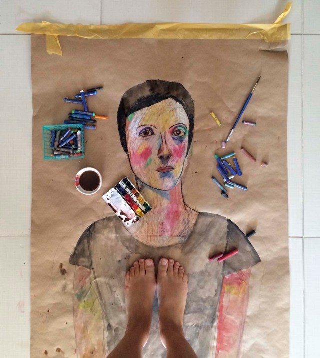 this morning, creepy crawlies