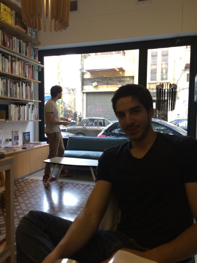 omar and another paper cup patron