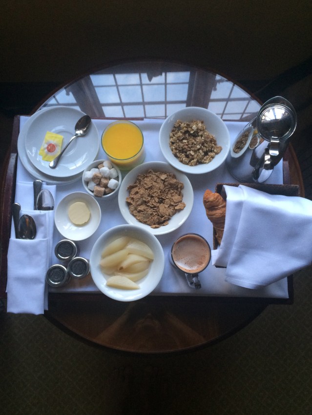 you know you've ordered too much when they give you table settings for two. i didn't have a choice. only a few little ones...