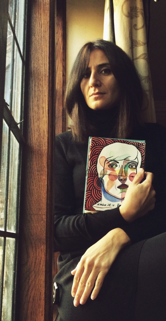 this is what happens when you're supposed to be chilling in your room but instead you're inspired to take a really nice selfie with one of your little paintings