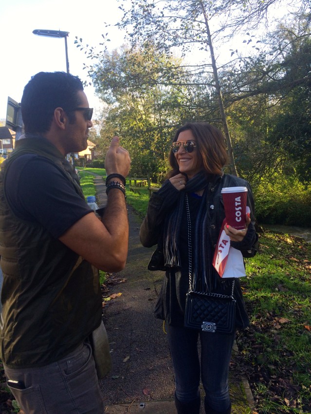 afterwards a trip to leatherhead. nelli insists i try the granola bars, but there was no way that was going to happen after the feast i had for breakfast