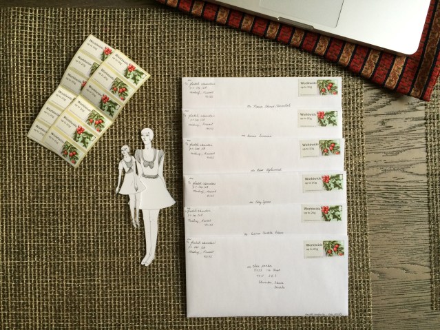 these eves about to be put in the post