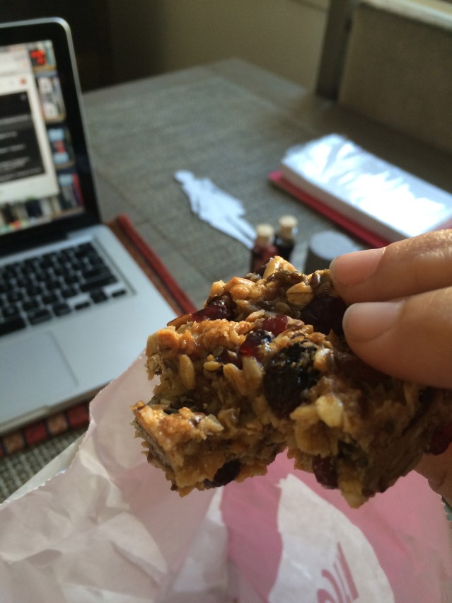 i ate the last granola bar