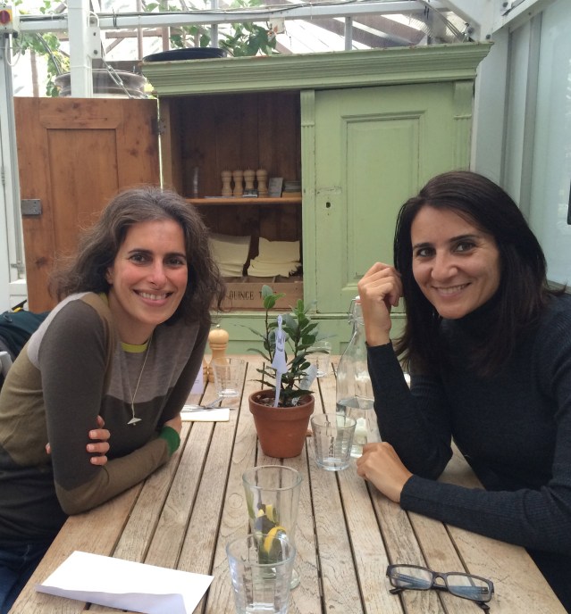 sarah and me at the quince tree cafe