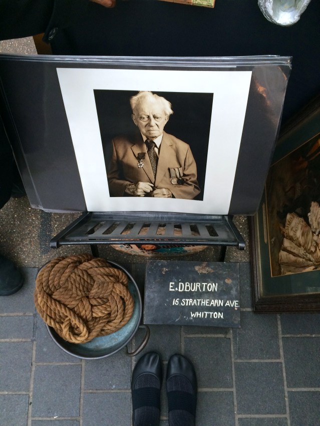 later on we returned to spitalfield market for a quick browse before heading to school to pick up the girls. i was told off by a grumpy vendor for taking photos of his old postcards. we then stared each other down when i left, and not in a nice way. he may have been the guy version of me