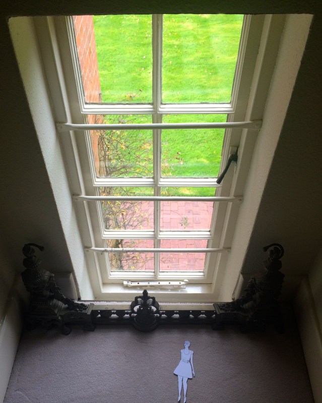 eve in 'the second' house, which was a huge mansion built over three periods as earliest as the 18th century. this is on our way up to the converted staff quarters