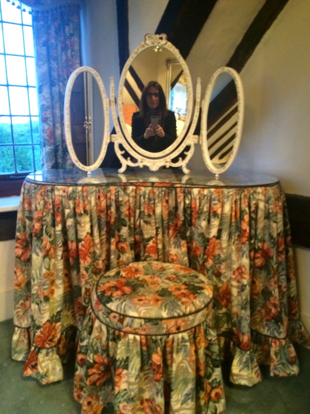 the fifth house. with this estate you acquire the title of lord and lady. it's true, you really do. i just like this little table and stool. and the moat surrounding the house