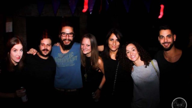 later on at the crucifix lane club with that night's friends. i remember sherief and emma's names, that's about it. but who cares, really