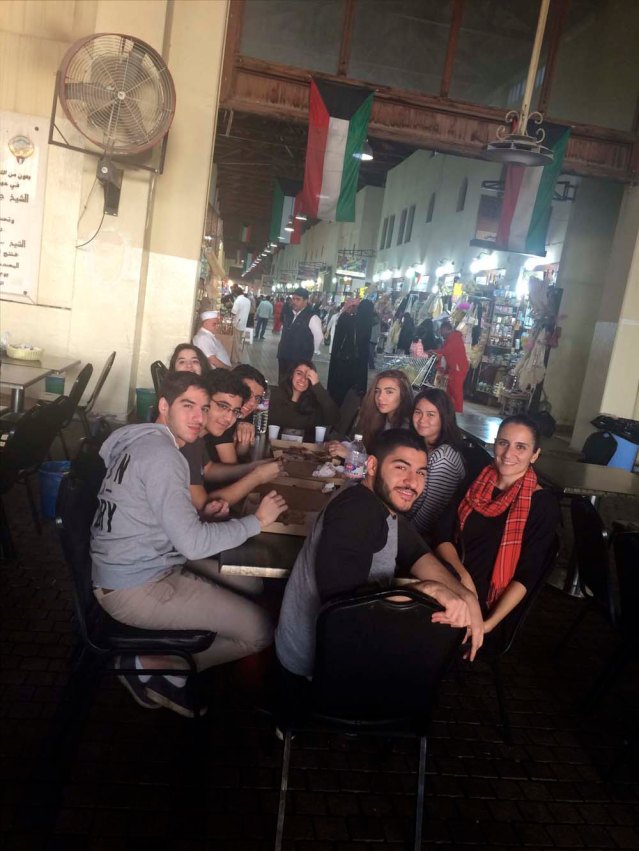 and finally a groupie shot. i left the photo the way the waiter took it. no straightening, no cropping, just the photo of a not-so-charming man. but we broke him and ended up having a great laugh with the guy. hooray!