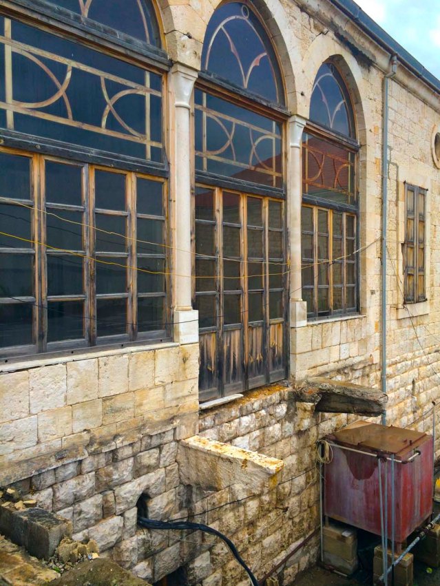 this is the outside. imagine the surprise after stepping out of those french windows