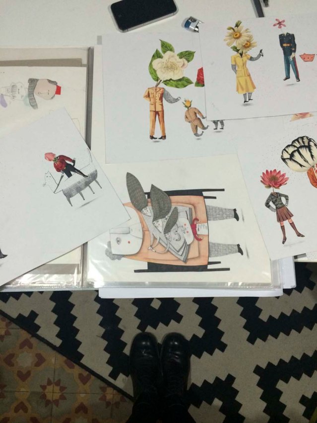 hussein and david show me some of their illustrations