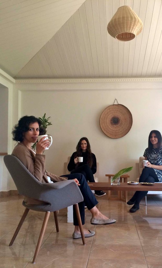 tea with laila and georgia at the very serene zeri crafts. a great way to start any day let alone a special one