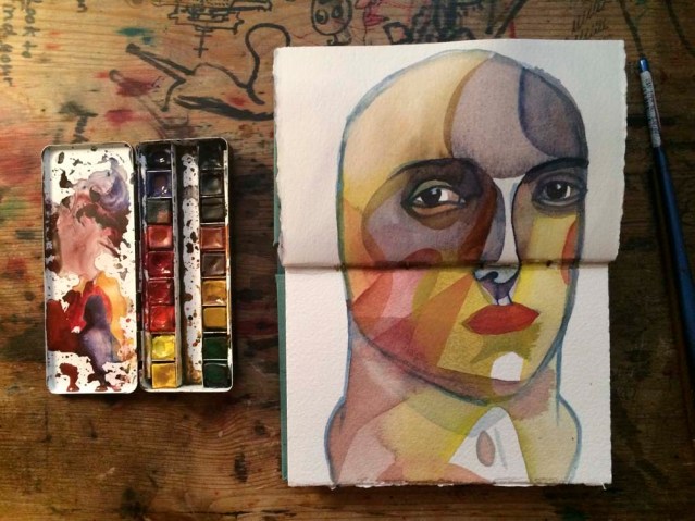 watercolor sketchbook