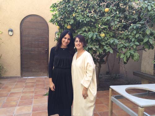 lubna and me behaving