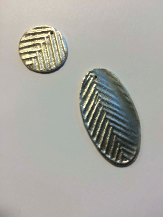 my two piece are done. i didn't like the finishing so i decided to oxidize them