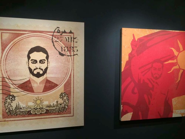 george on a stamp and george. i loved this exhibition because it has a time-capsule sort of quality. it's like a 3D album of a time gone by, both an intimate and public look at a slice of this fictional candidate's political life