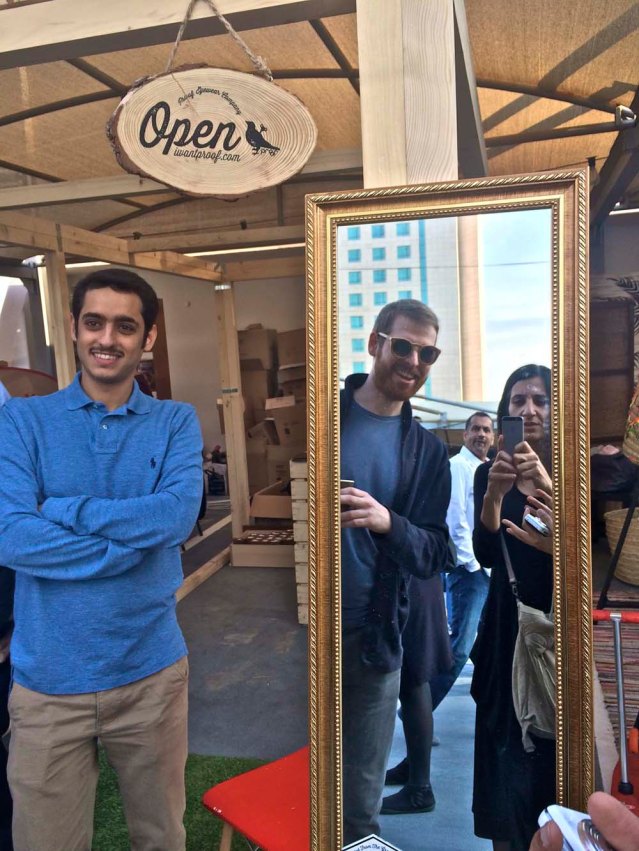 we tried to get matt to buy these wooden glasses for his white-man's eyes. the poor guy 'absorbed' too much sun