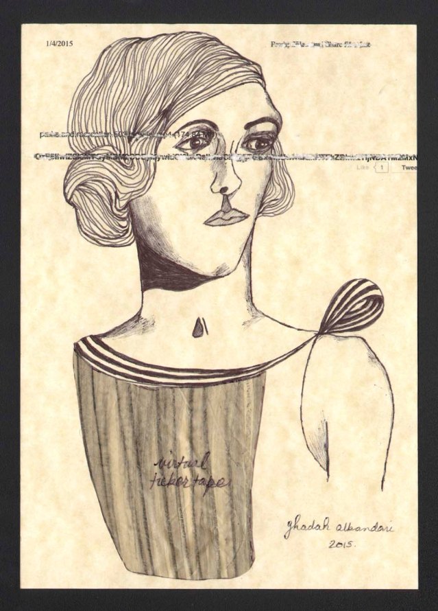 the first one } ticker tape