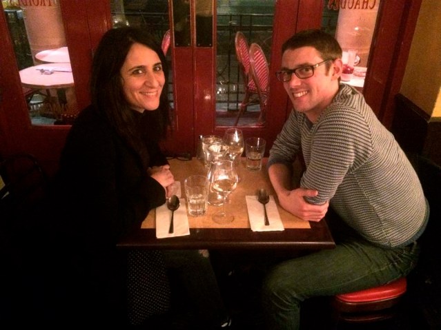 and the day ends with a nice dinner in town. thank you, tom!