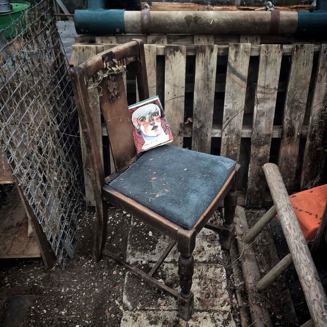 the things she and i found. she knows i love chairs