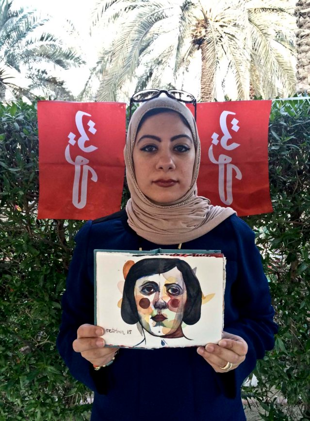 sara kalandar. we both saw the resemblance immediately. sara is my late aunty latifa's younger daughter