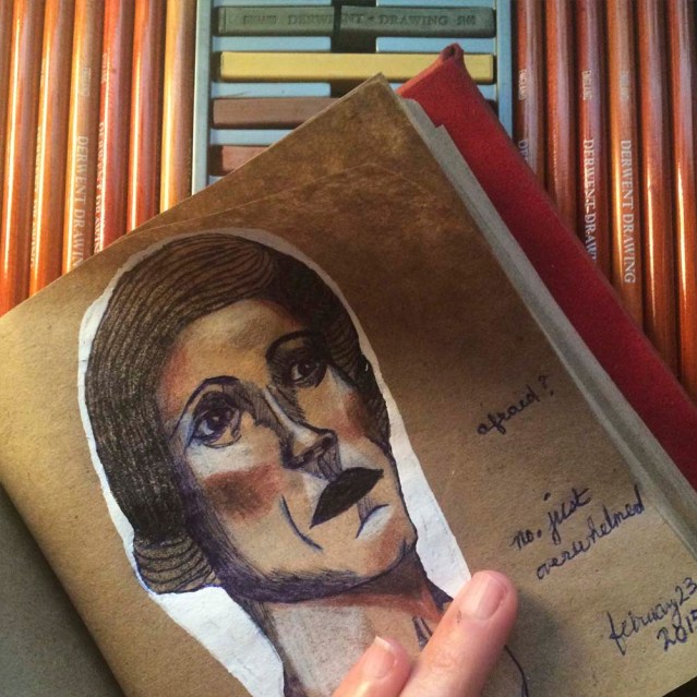 i used my neutral color pencils on this one. i love this set, it has served me well