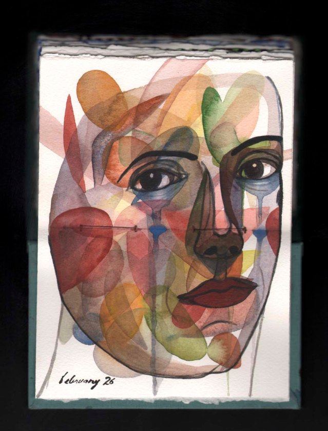 watercolor sketchbook } w.i.p.