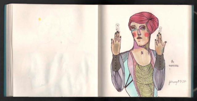 zeri crafts notebook } the manicure