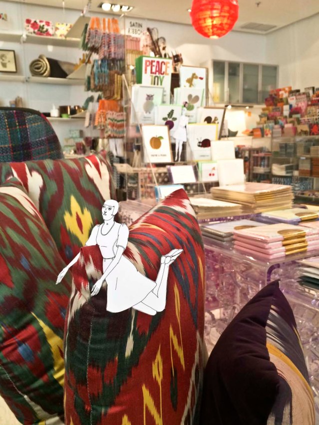 swinging from cushion to cushion