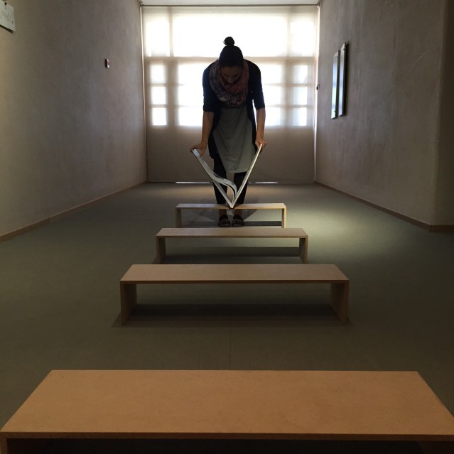 setting up the ledgers. photo by farah behbehani