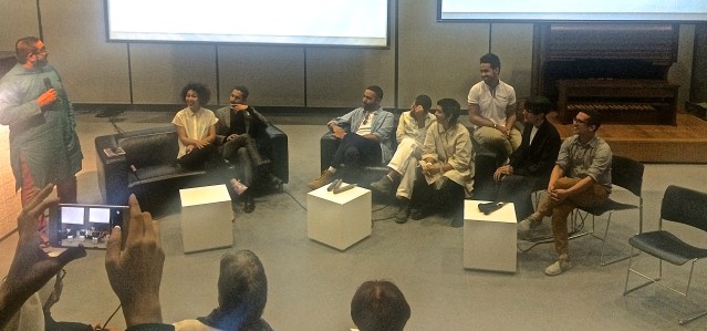 the GCC. it was great to see them all together. and because their work is a little abstruse, it helped someone like me, who needs some sort of a human connection to understand. Watching their dynamic as a group, and them as human beings, as friends and collaborators, has allowed me to reinterpret their work