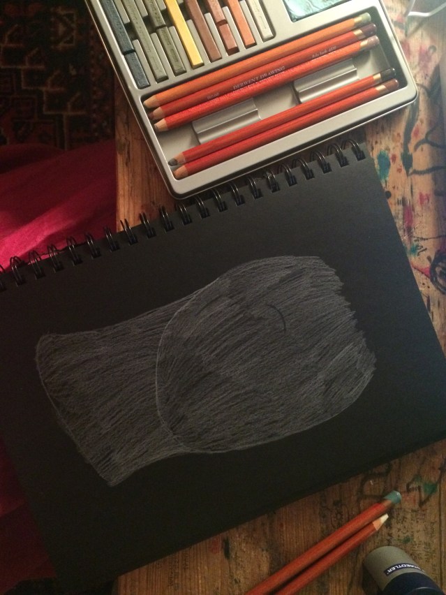 the reason i used my black sketchbook was i figured it might work better with my temporary scanner (from 2008). i was wrong