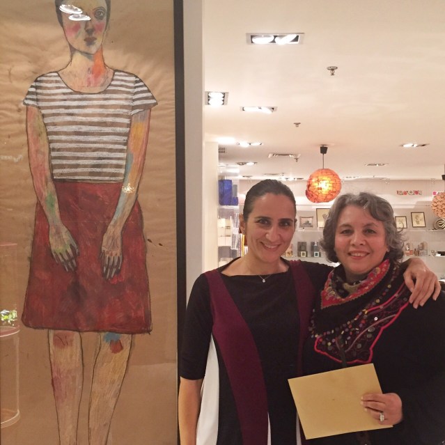 wafa and me. wait until you see her lovely photos of my eves! that post coming next