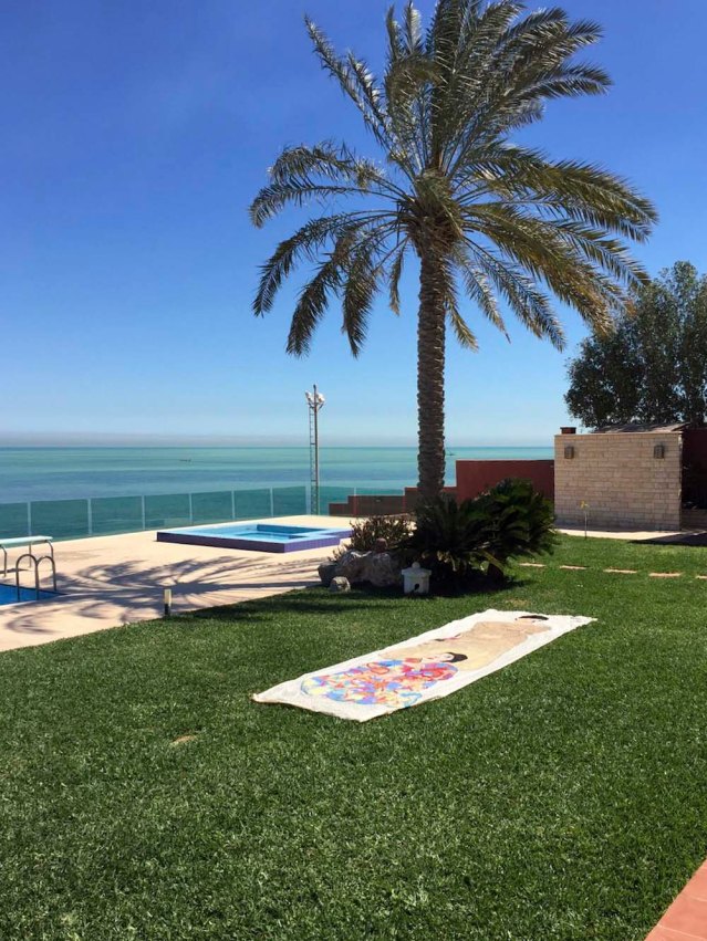 we finally lay her out to dry. photo by antonella