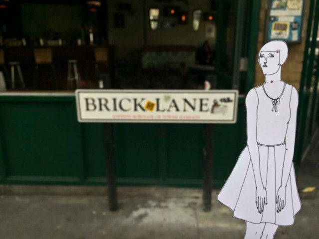 she loves any street address with the word 'lane' in it. and 'brick' is one of her favorite words