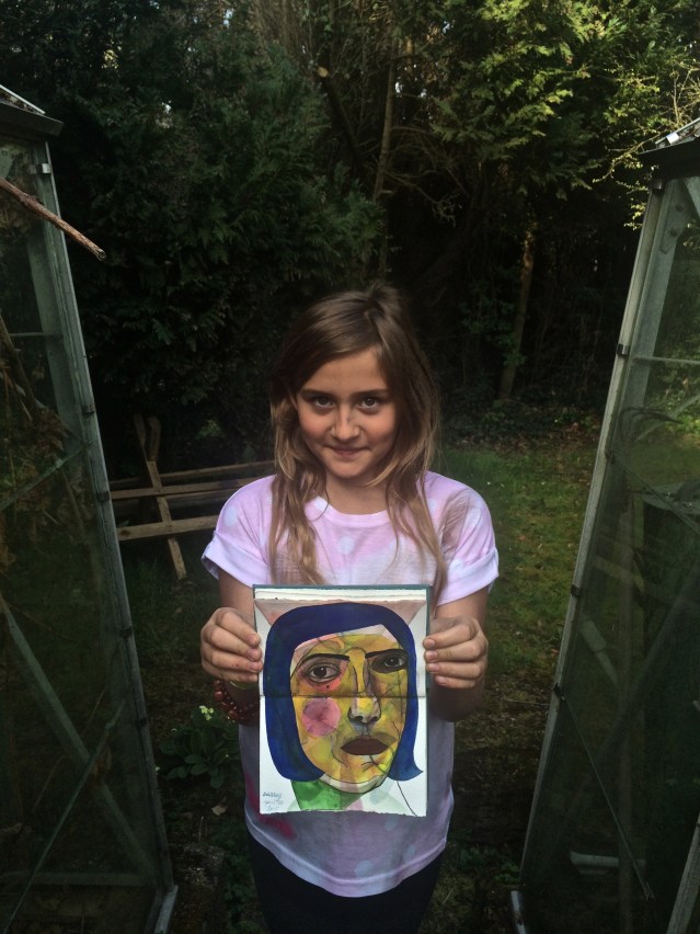 michelle is shy of blue