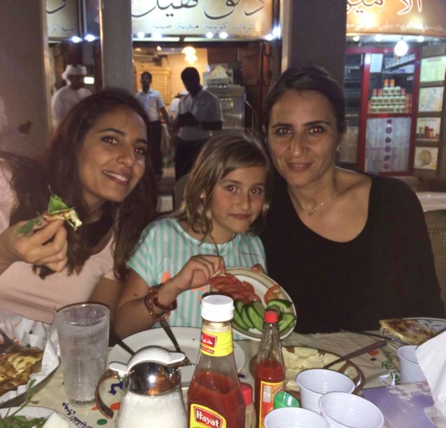 dinner time. before the storm