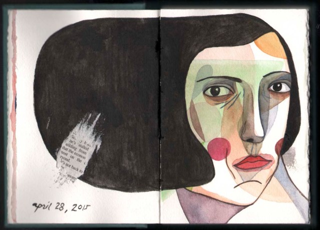 watercolor sketchbook } when in japan