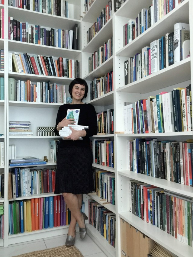 among her beloved books. i had a wonderful time this morning. there is nothing more enriching than a solid catch-up session with a good friend