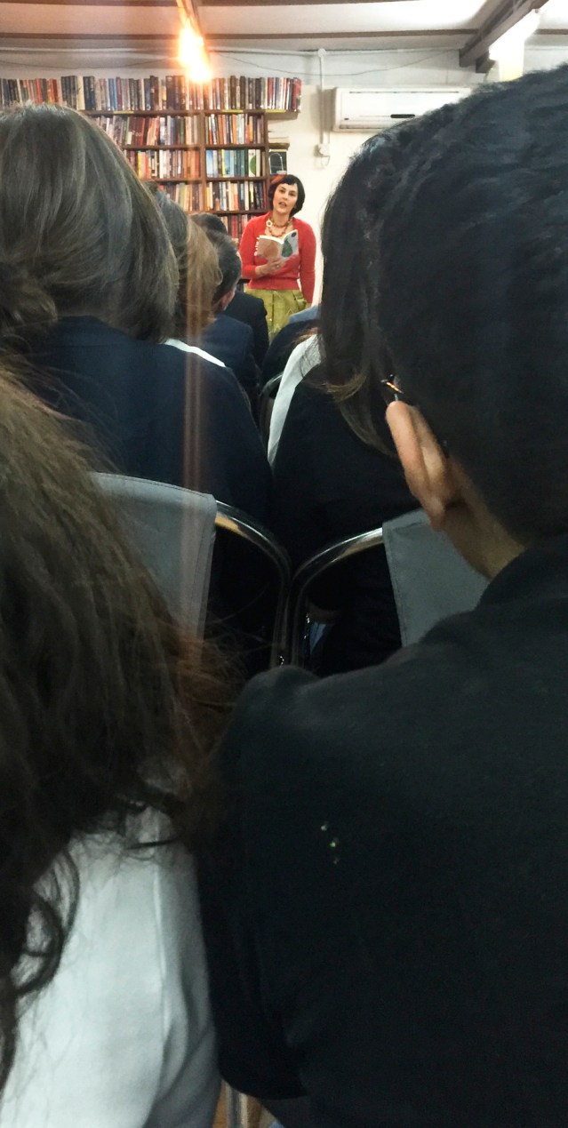 the red polka dot in the room