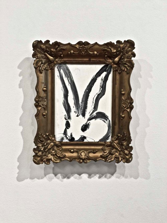 hunt slonem's bunny. it's a little diabolical don't you think? which is what i love about it