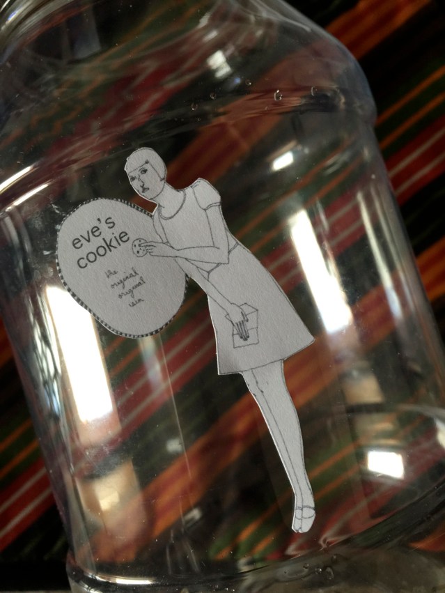 i re-used one of the many jars i don't throw out