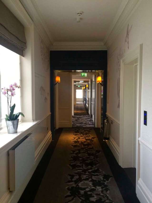 june 24 } i arrived at the ampersand hotel. this was my view from my room 320. i didn't stay long as i had to run back out to visit the dennis severs house in spitalfields 