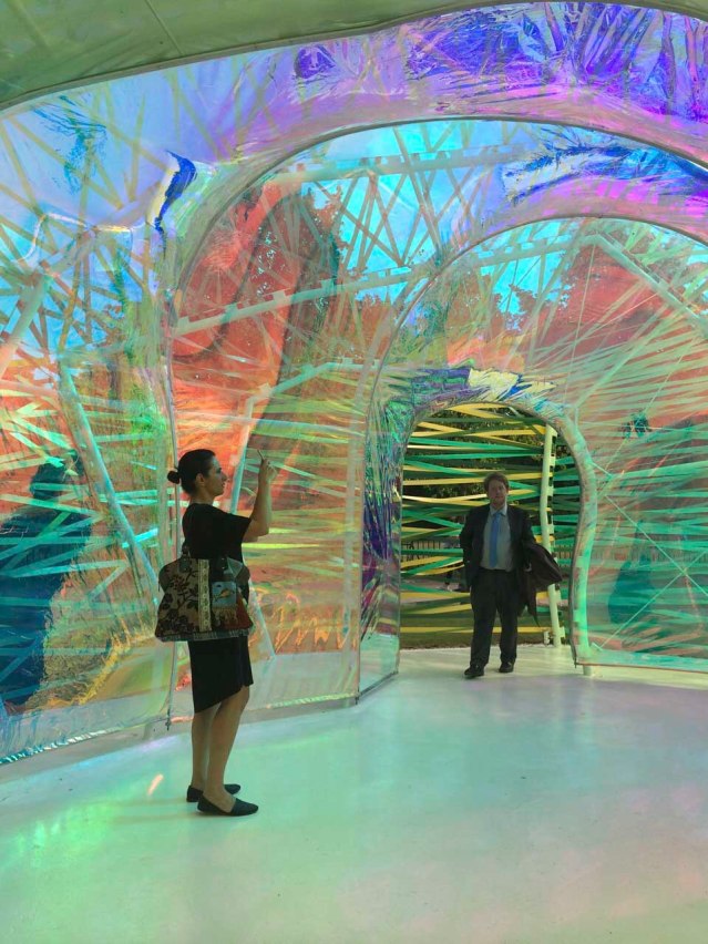 girl and a suited boy, and plastic