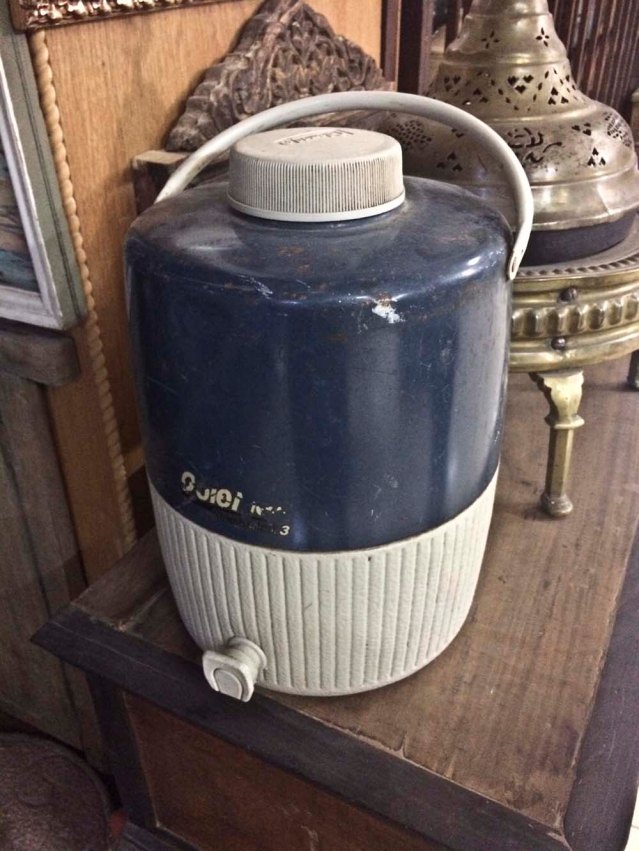 anyone who's grown up in this country will recognize this thermos. sigh. the water always came out freezing and tasting like polyethylene