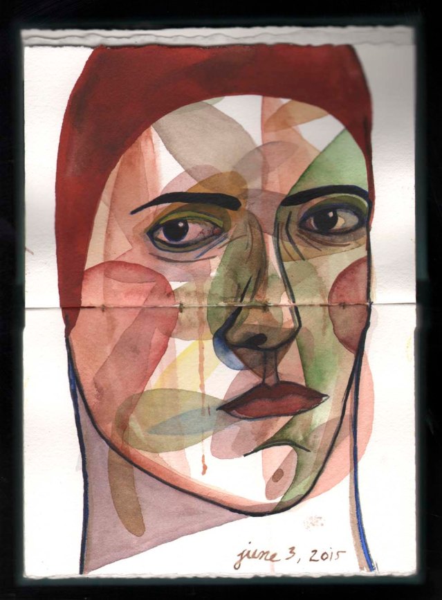 watercolor sketchbook } pouty pouty