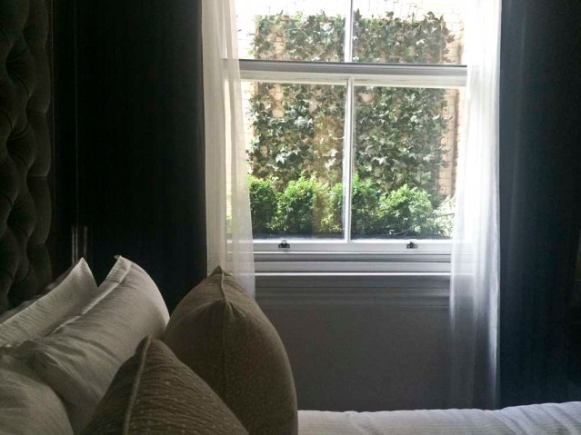 i couldn't get a standard-sized room because the hotel was fully booked, and this room was tiny, but look at my view. tiny room or not, i'm definitely going back