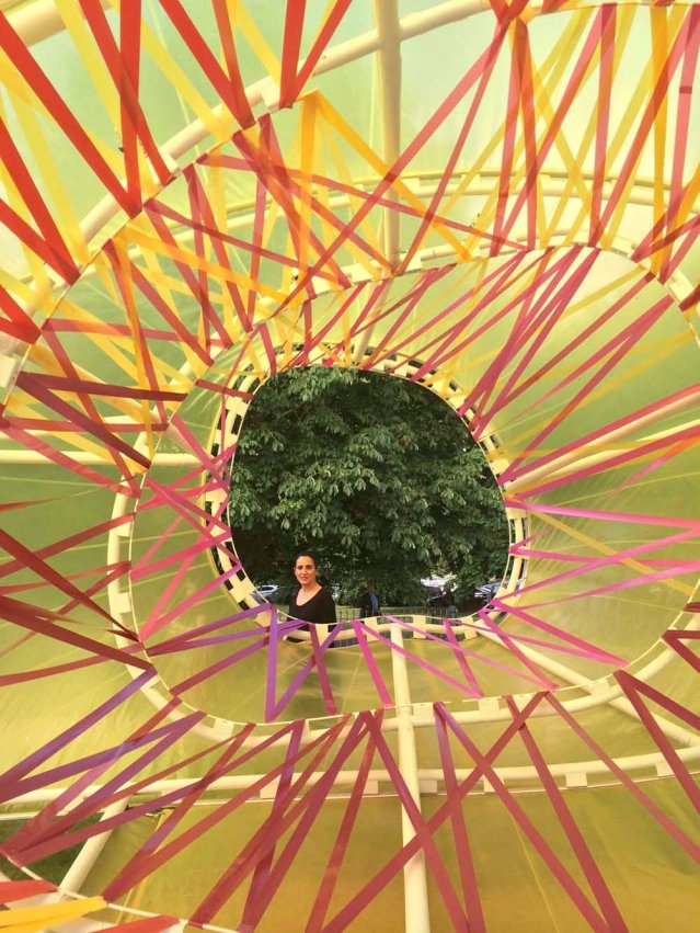 to be surrounded by nature and plastic