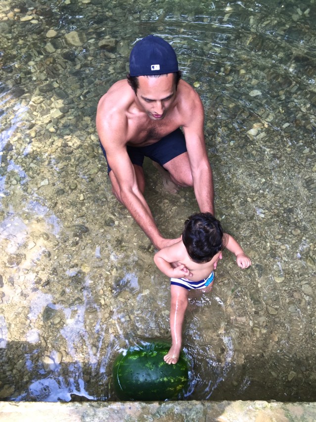 mo, little k and a river-chilled watermelon