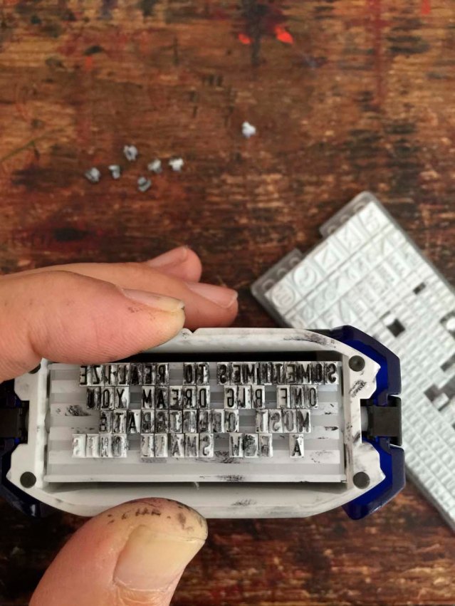 sometimes to realize one big dream you must obliterative a few small ones